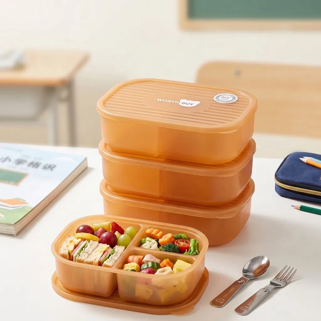 Meal Prep Or Prep Meal - 일본식 플라스틱 도시락통, 어린이 및 성인용,