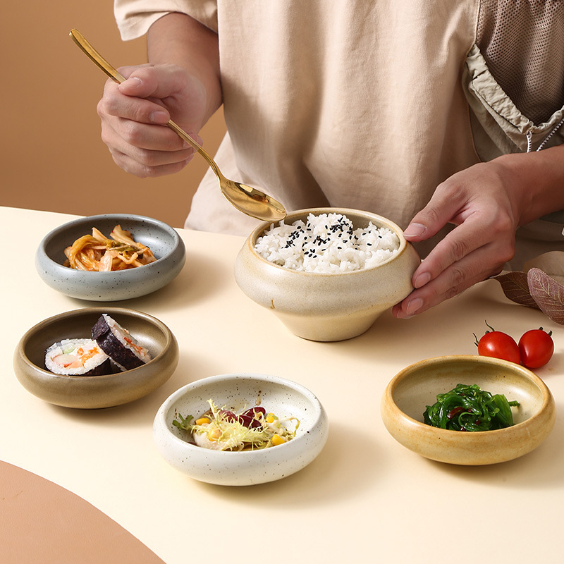 Sauce Dipping Cup - 일본 레트로 세라믹 스낵 접시 개인화