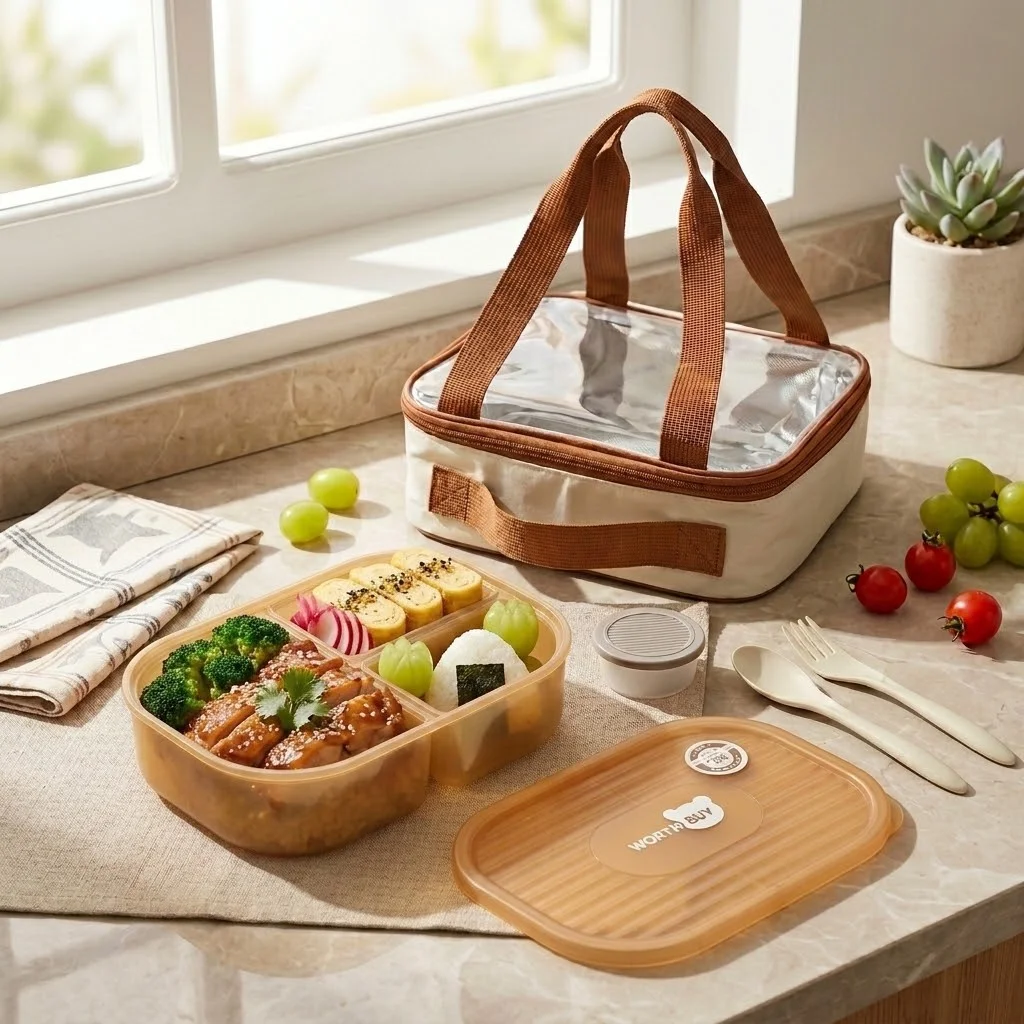 칸막이가 있는 플라스틱 도시락통, 3칸 분리형, 어린이 - Meal Prep Or Prep Meal 리뷰 및 가격