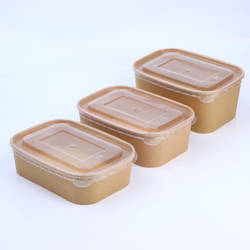 10Pcs 사각형 일회용 크래프트 종이 식품 용기(뚜껑 - Meal Prep Bowl 리뷰 및 가격
