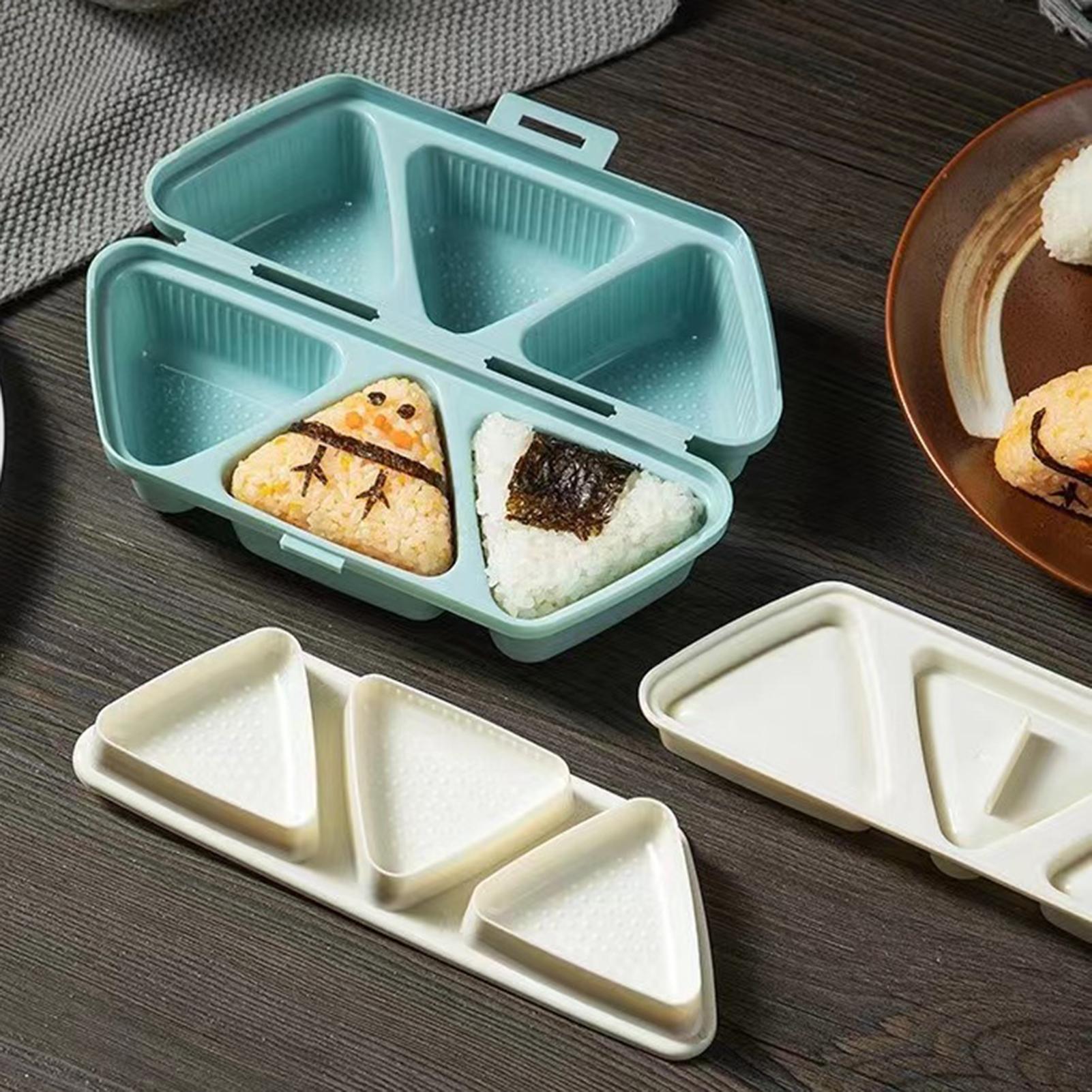스시 몰드 메이커 6구 삼각김밥 오니기리 몰드 도시락  - Meal Prep Template 리뷰 및 가격