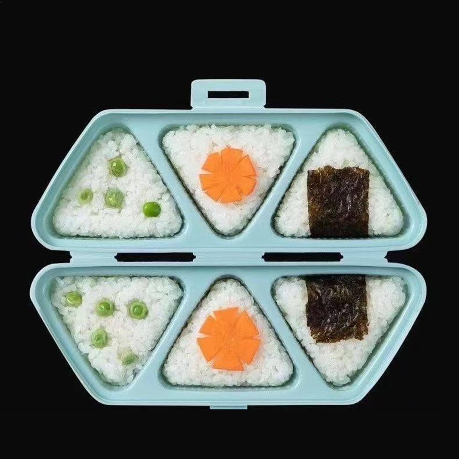 스시 몰드 메이커 6구 삼각김밥 오니기리 몰드 도시락  - Meal Prep Template 리뷰 및 가격