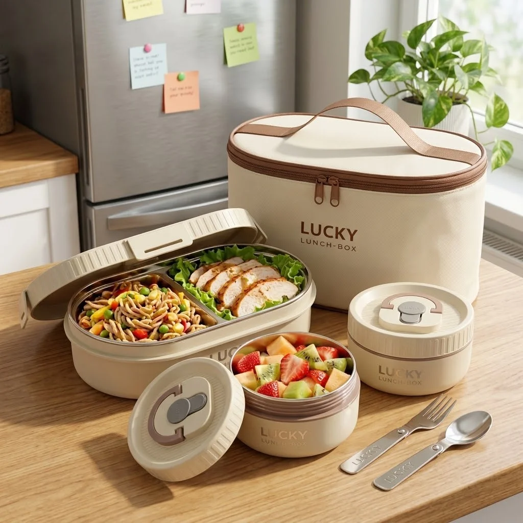손잡이가 달린 304 스테인리스 스틸 도시락통, 전자레 - Meal Prep Or Prep Meal 리뷰 및 가격